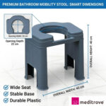 Meditrove - Premium Bathroom Mobility Support Stool for Elderly & Patients - Image 2
