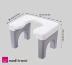 Meditrove - Premium Ergonomic Toilet Posture Support Squat Stool - Image 2