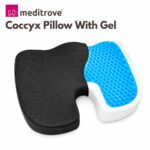 Meditrove Memory Foam Gel Coccyx Seat Cushion