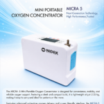 Nidek MICRA 5 Mini Portable Oxygen Concentrator