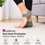 Meditrove Gel Heel Protector | Soft Gel Cushion Heel Sleeve for Heel Pain & Pressure Relief | Pair | Universal