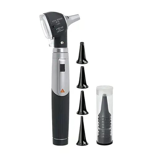 otoscope_heine Heine Mini 3000 Otoscope with Handle – ENT Diagnostic Ear Examination Instrument - Image 1