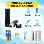 Outer Woods Insulin Cooler Bottle with Insulated Cover (3 months warranty) - Image 6