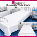 Meditrove Disposable White Sheets ( 31X72 ) - Image 3